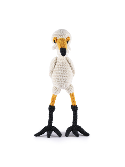 Delilah the Cattle Egret Crochet Pattern